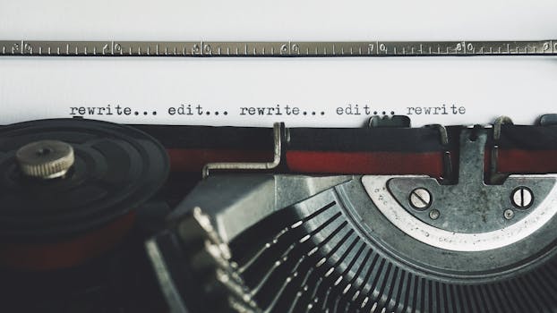 macchina da scrivere per editare testi